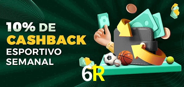 10% de bônus de cashback na 6R